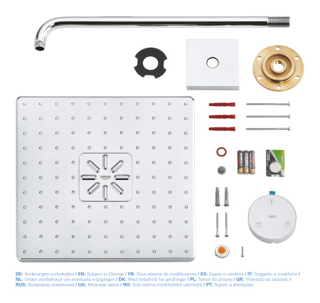 Верхний душ Grohe Rainshower SmartConnect 310 Cube 26642 000 (26642000) хром